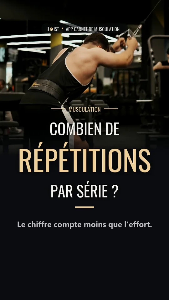 Combien de répétitions par série pour prendre du muscle ?