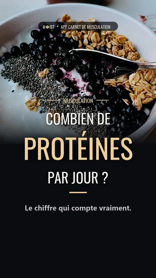 Combien de protéines par jour pour prendre du muscle ?