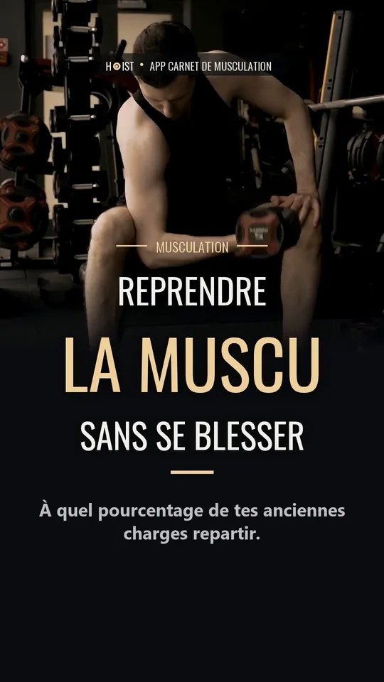 Reprendre la musculation après une pause : à quelles charges repartir ?