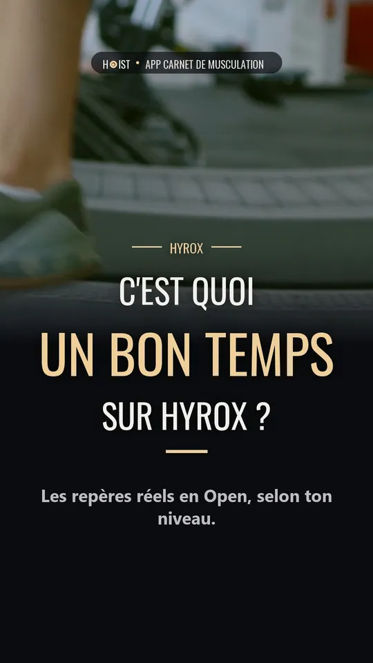 Quel est un bon temps sur un Hyrox ? Les temps moyens selon ton niveau